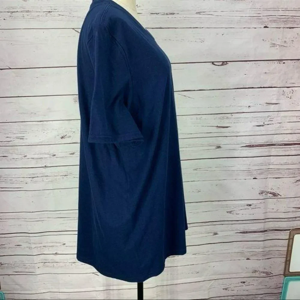 Adidas Amplifier Navy Blue Tee Shirt‎ Size XL
